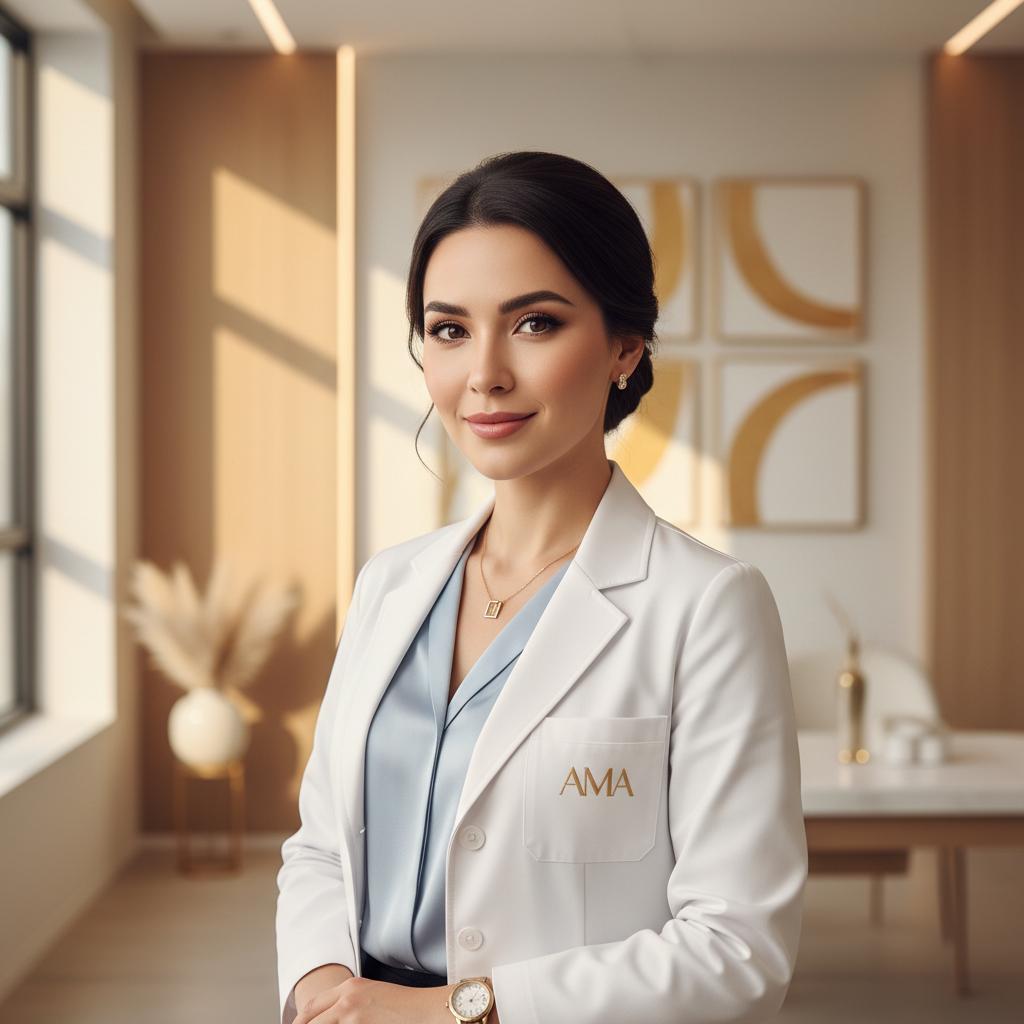 Profissional de saúde representando clínicas parceiras da Astrea Solutions